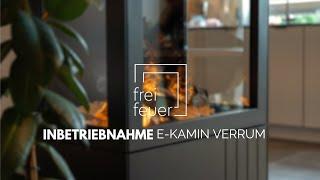 freifeuer | Inbetriebnahme des Elektrokamins Verrum | Aufbau Anleitung |Gemütlichkeit auf Knopfdruck