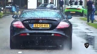 Supercars Accelerating In The Rain! - SLR McLaren, Huracan, DBS & More!!