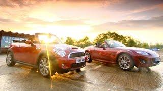 Mini Cooper S Cabriolet vs Mazda MX5 - Fifth Gear