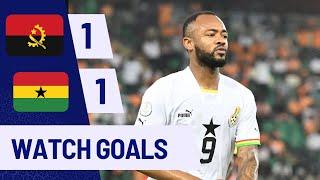 GHANA VS ANGOLA(1-1)-AFCON QUALIFIERS-GOALS&HIGHLIGHTS