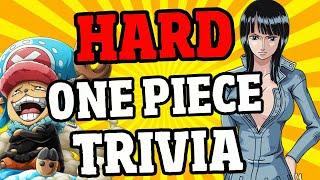 Taking On Some Hard One Piece Trivia!!