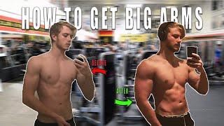 ARMS AREN'T GROWING? How to get big arms!!