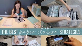 FINALLY TACKLING THE PAPERS IN MY OFFICE // How To Organize Manuals, Instructions & Extra Parts