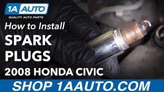 How to Replace Spark Plugs 05-11 Honda Civic