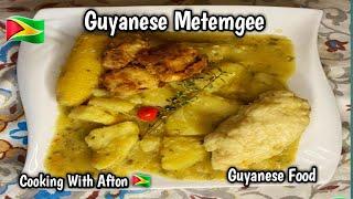  Guyanese Metemgee/Guyanese Food/Cook With Me/Cooking With Afton 