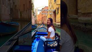 Iconic Thing to Do |  Venice, Italy l Gondola Riding Tips 