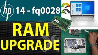 How to RAM Upgrade for HP 14 Fq0028 Laptop | Step by Step 