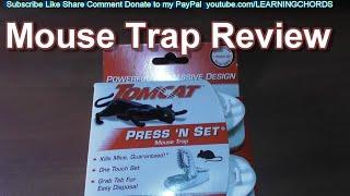 MOUSE TRAP MICE TRAPS Tomcat Press 'N Set Mouse Trap, 2 Traps REVIEW