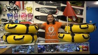 Буй для фридайвинга Katrangun Mini и подводной охоты 2х атмосферный для BlueWaterHunting