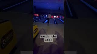 What is my leg doing?  bowling technique  #bowling #funny #hypermobility #dislocation