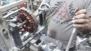 Ceiling fan coil winding