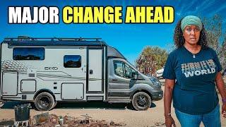 We had to make a change! (living in my camper van) - RV LIFE