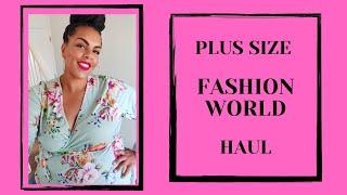 PLUS SIZE FASHION WORLD HAUL