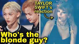 Stray kids’ Felix trends as the ‘blonde guy’ at the VMAs & Taylor Swift’s reaction #kpop