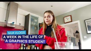 A week in the life of a NUA Graphics student | Student Vlog