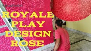 ROYALE PLAY DESIGN ROSE #texture #play #wall #design #by KM WALL TEXTURE 