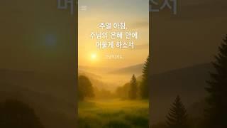 [그날의 기도}8화-주일 아침, 주님의 은혜 안에 머물게 하소서
