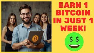 How to Earn 1 Bitcoin in a Week – Easy Free Bitcoin Method!