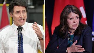 PM Trudeau calls on Danielle Smith to put her "country first" amid threat of U.S. tariffs