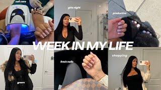 week in my life - fresh nails, grwm, girls day, appointments, errands, productive, tanning