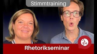 Rhetorikseminar Stimmtraining