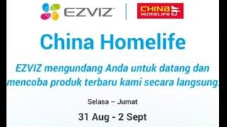 ULTRATECH INDONESIA - Visting Booth EZVIZ Indonesia at CHINA HOMELIFE 2022 EXPO Jakarta Indonesia