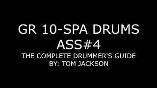 COMPLETE DRUMMER'S GUIDE TOM JACKSON Pg 10 AND 11 GR 10 ass 4