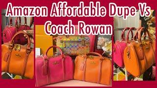 AMAZON AFFORDABLE HANDBAG DUPE ! DO YOU REALLY NEED THE COACH ROWAN OR IS IT FOMO!? THECOMPLETEDLOOK