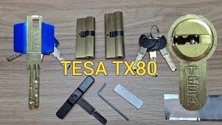 Tesa TX80  Отмычка самоимпрессия для Испанских замков