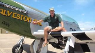 Lone Star Flight Museum and TF-51 in Galveston, TX