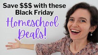 Who wants to save some money?! | BEST BLACK FRIDAY DEALS FOR HOMECHOOL 2024