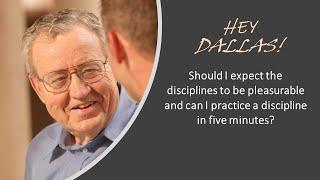 Dallas Willard - Can I Practice a Spiritual Discipline in Five Minutes?