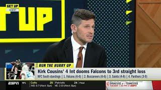 GET UP | Dan wants Falcons bench Kirk Cousins for Michael Penix Jr. after 4-INT game vs. Chargers