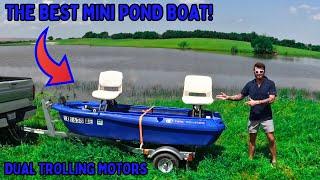 The BEST Mini Plastic Fishing Boat!! The Twin Troller X10