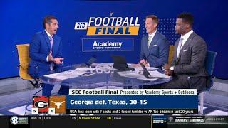 SEC Football Final FULL | Reaction to Week 8: Georgia upsets Texas 30-15; Alabama falls to Tennessee