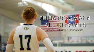 Júlia Bergmann All 43 points (Georgia Tech vs Florida State)