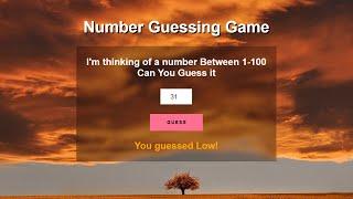 Guess Number Game Using HTML CSS & JS | Web Dev Wizard