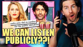 Blake Lively v Justin Baldoni UPDATE: Judge SHOCKS US By Allowing Public & Press LIVE AUDIO FEED!