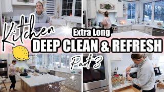 *NEW* KITCHEN  DEEP CLEAN  & REFRESH PART 3 | EXTREME CLEANING MOTIVATION | Amanda's Daily Home