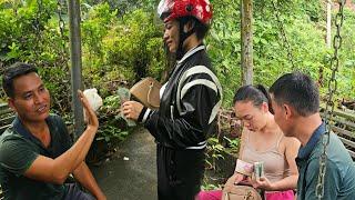 What will Lam do after bringing the found wallet back home: Will a large amount of money change Lam?
