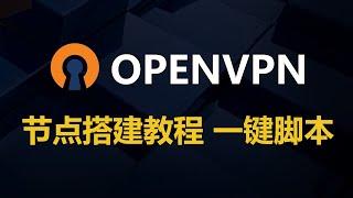 OpenVPN节点服务器搭建，一键安装脚本，客户端在Windows, macOS, iOS 和 Android 上可用