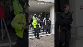 16 students arrested at Oxford University sit-in pro-Palestine protest