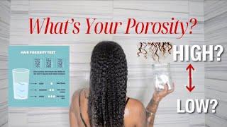 TESTING my Hair Porosity at home | 5 Easy Porosity Tests | For 3C-4A Hair| natural hair