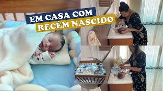 Em casa com recém nascido | Rotina com recém nascido | maternidade real | Ravi