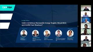 CareEdge Webinar - India’s Ambitious Renewable Energy Targets: Would BCD and ALMM Cast Shadows?