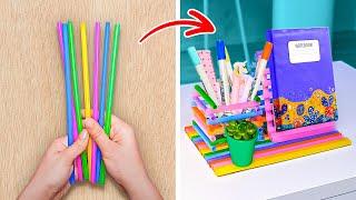 COOL SCHOOL STATIONERY IDEAS  SCHOOL HACKS & CRAFTS