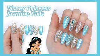 ENG) 네영살롱 디즈니 자스민공주st 자개네일ㅣDisney Princess Jasmine Nails