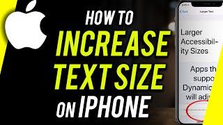 How to Change Font Size on iPhone - Increase Text Size