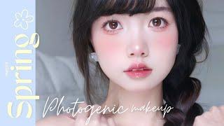 Spring Photogenic Makeup Romantic + Ingenue Makeup by 梅可meco [Product links in description]