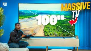 I Tried the MASSIVE 100 inch QLED TV - Is it worth it?